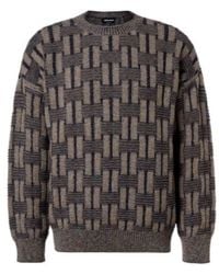 Giorgio Armani - Basketweave-Knit Camel Hair Sweater - Lyst