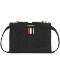 Thom Browne - Rwb Tab Zipped Crossbody Bag - Lyst