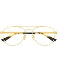 Bottega Veneta - Eyewear Aviator Glasses - Lyst