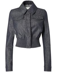 Fendi - Light Chambray Bomber Jacket - Lyst