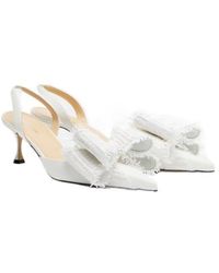 Mach & Mach - Le Cadeau Raffia Slingback Pumps - Lyst