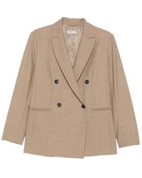 Antonelli - Double-Breasted Long-Sleeve Blazer - Lyst