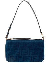 Fendi - Zippered Underarm Bag - Lyst