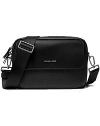 Michael Kors - Hudson Logo Plaque Crossbody Bag - Lyst