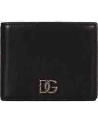 Dolce & Gabbana - Logo Plaque Bi-Fold Wallet - Lyst