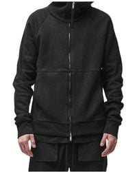 Thom Krom - Zip-Up Panelled Hoodie - Lyst