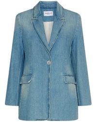 Marella - Light Denim Blazer - Lyst
