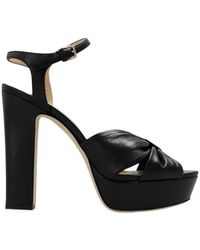 Jimmy Choo - Heloise 12 Knotted Platform Sandals - Lyst