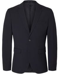 SELECTED - Viscose Blend Slim Fit Blazer - Lyst