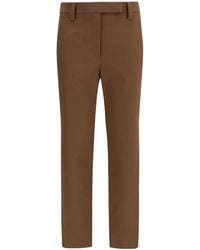 Brunello Cucinelli - Pleated Elasticated-Waist Trousers - Lyst
