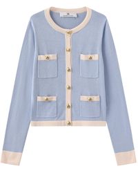 Marissa Chiara - Long-Sleeved Knitted Cardigan - Lyst