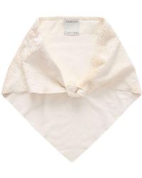 Calvin Klein - Suede Scarf - Lyst