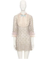 Valentino - Three Quarter Sleeve Dress - Lyst
