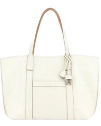 Hogan - Hanging Accent Script Top Handle Bag - Lyst