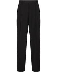 Versace - Straight Leg Tailored Pants - Lyst