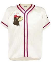 Bode - Logo Embroidered Redtail Baseball Shirt - Lyst