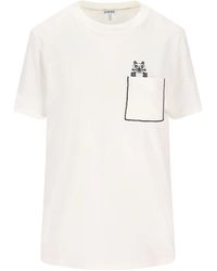 Loewe - X Louis Wain Stretch-Cotton T-Shirt - Lyst