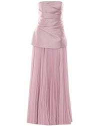 Solace London - London Claudette Pleated Maxi Dress - Lyst
