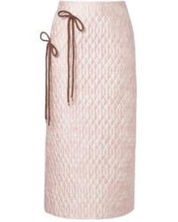 Simone Rocha - Floral Quilted Pencil Skirt - Lyst