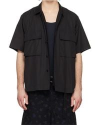 Sacai - Collared Short-Sleeved Shirt - Lyst