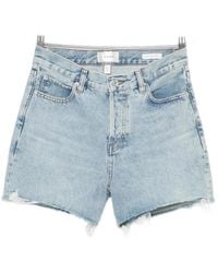 FRAME - The Everyday Denim Shorts - Lyst