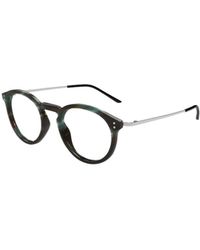 Gucci - Eyewear Oval Frame Glasses - Lyst