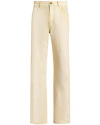 Balmain - Faded Denim Jeans - Lyst