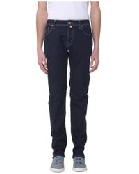 Jacob Cohen - Five-Pocket Straight-Leg Jeans - Lyst