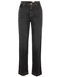 McQueen - Flared Denim Jeans - Lyst