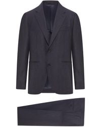 Lardini - Wool Single-Breasted Suit - Lyst