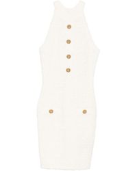 Balmain - Off-The-Shoulder Dress - Lyst