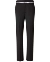 Off-White c/o Virgil Abloh - Logo Embroidery Trousers - Lyst