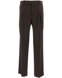 Drole de Monsieur - Drôle De Monsieur Le Pantalon Pinstripes Pants - Lyst