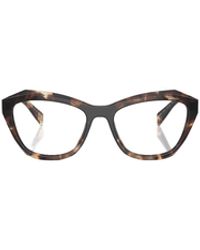 Prada - Eyewear Butterfly Frame Glasses - Lyst