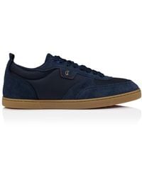 Christian Louboutin - Tutti Rui Leather And Nylon Low-Top Trainers - Lyst