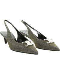 Celine - Alma Pointed High-Heeled Sandals - Lyst
