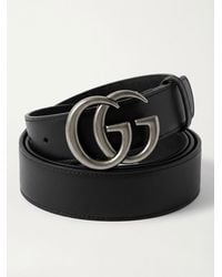 Gucci - Logo Plaque Belt - Lyst