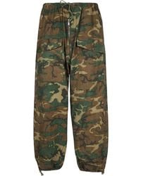 Givenchy - Camo Printed Drawstring Trousers - Lyst