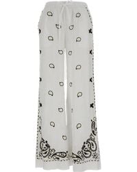 P.A.R.O.S.H. - Embroidered Trousers - Lyst