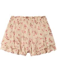 Isabel Marant - Isabel Marant Étoile Sornel Ruffled Shorts - Lyst