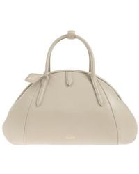 Alaïa - Top-Handle Leather Tote Bag - Lyst