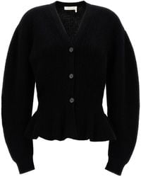 Chloé - Peplo Cardigan Sweater, Cardigans - Lyst