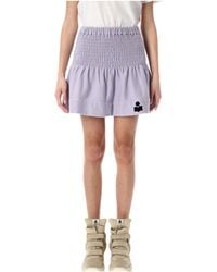 Isabel Marant - Isabel Marant Étoile Pacifica Flared Mini Skirt - Lyst