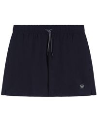 Emporio Armani - Drawstring Label Shorts - Lyst