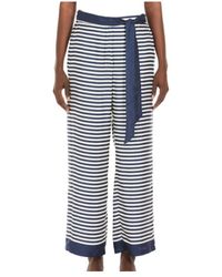 Max Mara - 'S Nine Striped Drawstring Pants - Lyst