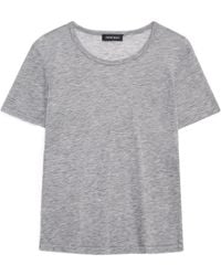 Anine Bing - Scoop Neck T-Shirt - Lyst