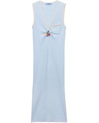 Prada - Cotton Bouclé Dress - Lyst