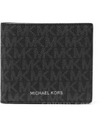 Michael Kors - Hudson Signature Logo Billfold Wallet - Lyst