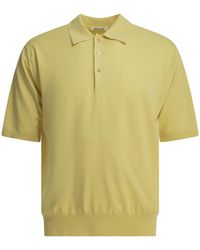 AURALEE - Short-Sleeve Polo Shirt - Lyst