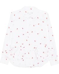 Comme des Garçons - Comme Des Garçons Girl Ruffled-Pocket Buttoned Shirt - Lyst